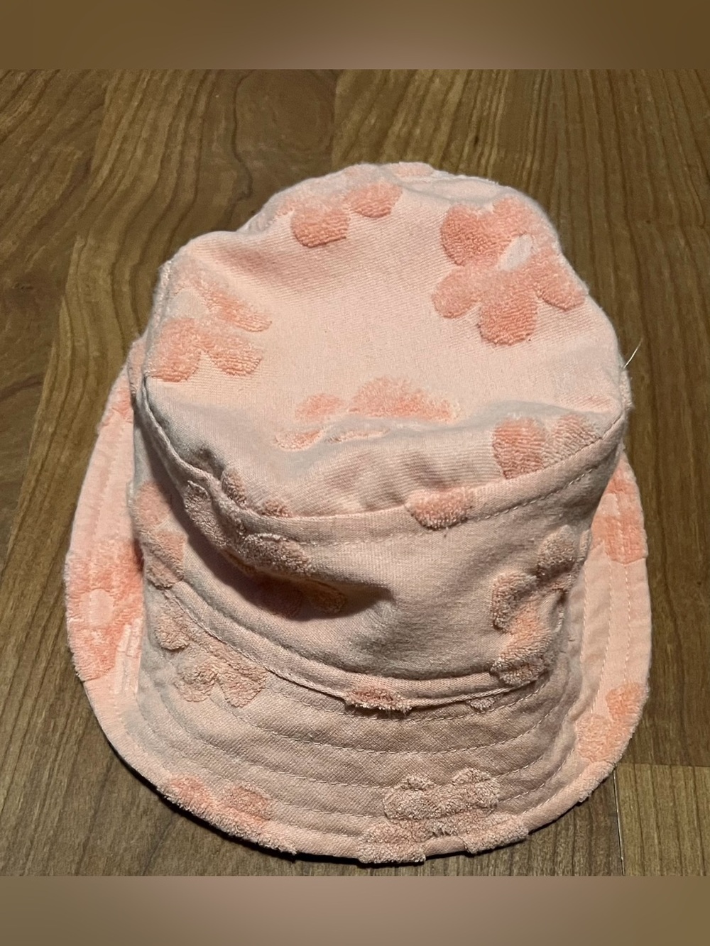 Disney Kids Terry Bucket Hat - Light Pink Floral